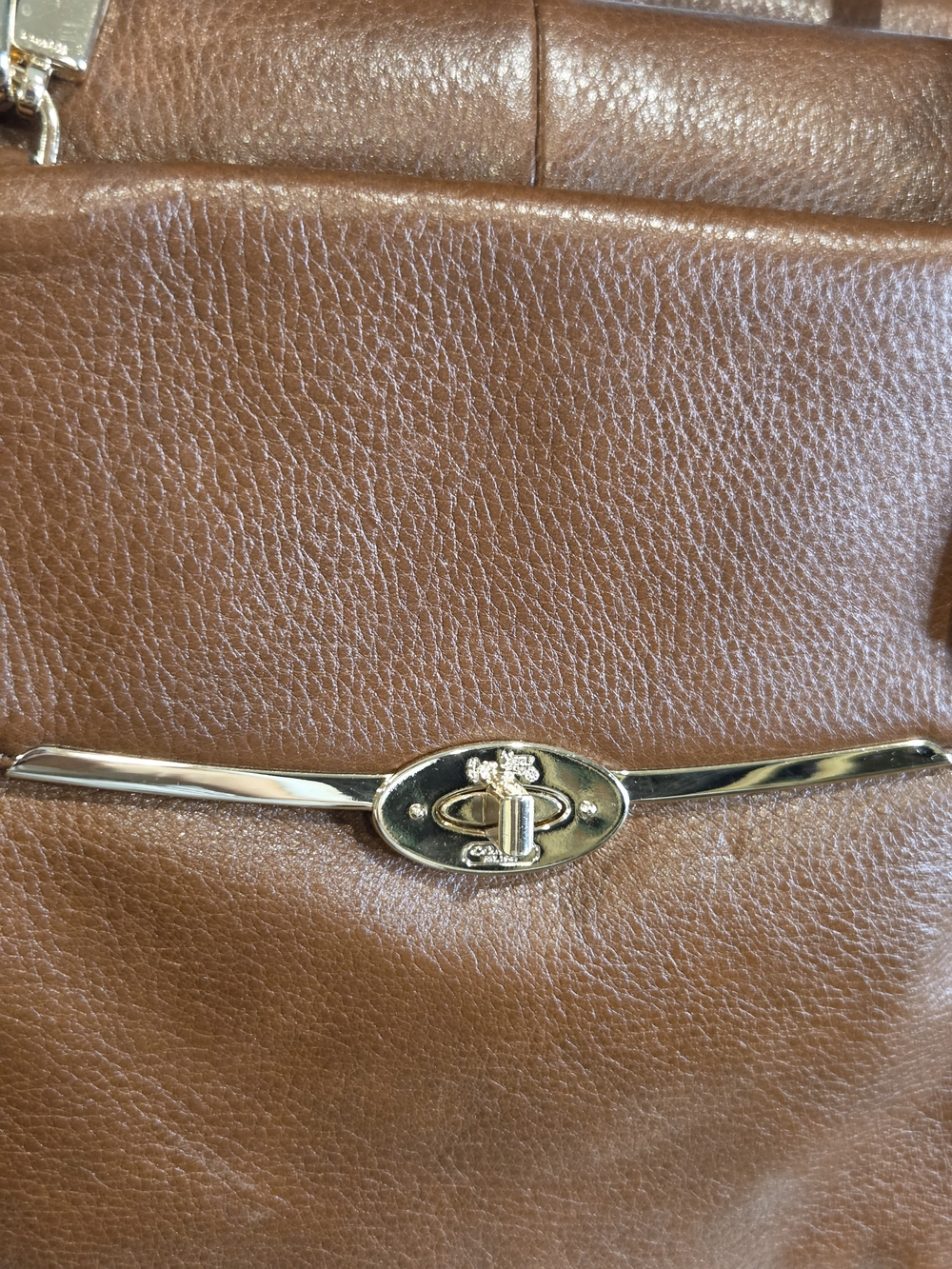 Coach Madison Madeline Leather Satchel With Gold Tone Hardware - Picture 11 of 16